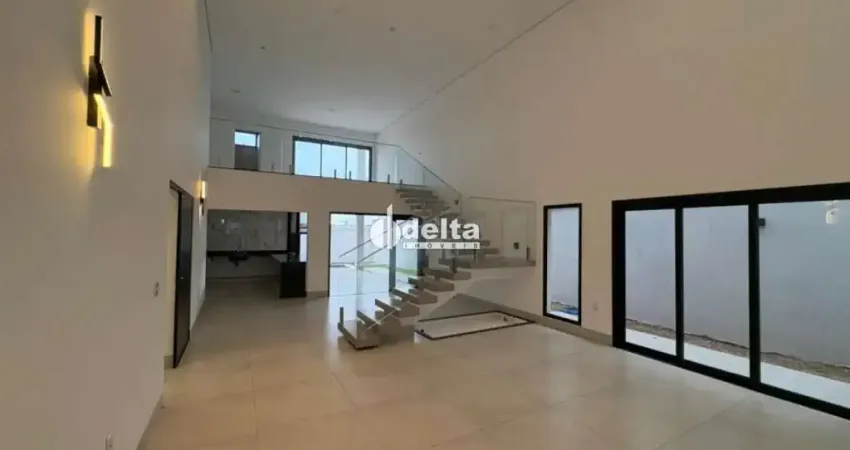 Casa em condomínio com 3 suítes disponível para venda no bairro granja marileusa em uberlândia - mg.