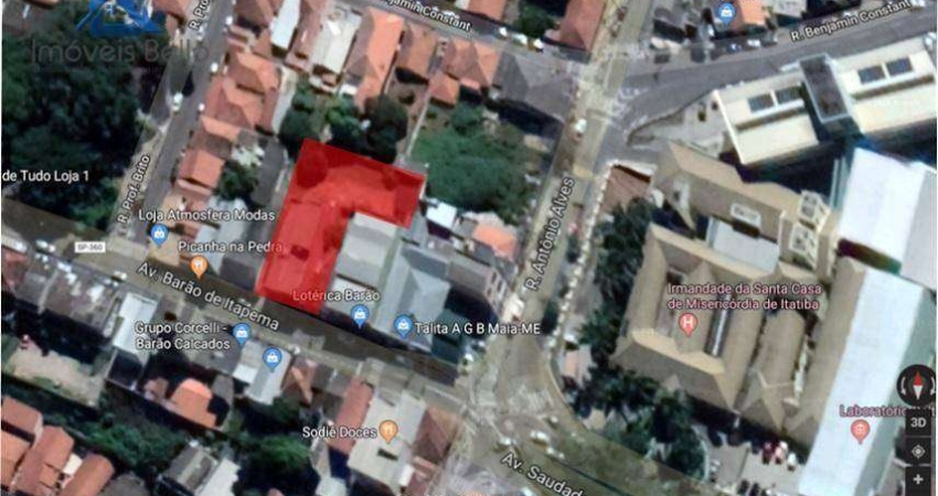 Terreno à venda, 998 m² por R$ 2.100.000,00 - Centro - Itatiba/SP
