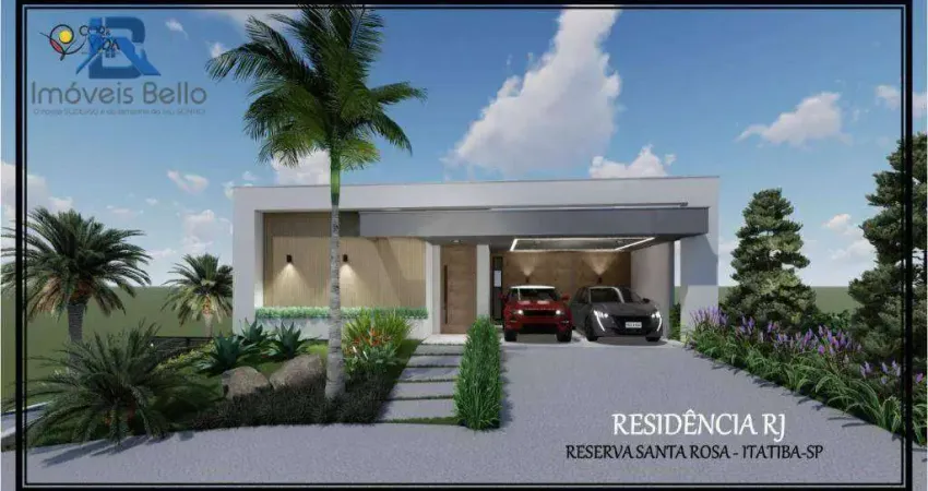 Casa com 3 dormitórios à venda, 238 m² por R$ 2.400.000,00 - Condomínio Reserva Santa Rosa - Itatiba/SP
