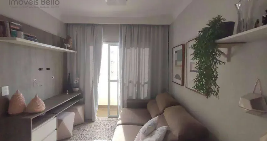 Apartamento com 2 dormitórios para alugar, 49 m² por r$ 1.935,32/mês - edificio up tower ponte - itatiba/sp