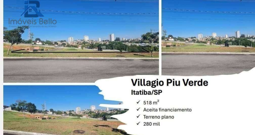 Terreno à venda, 518 m² por R$ 280.000,00 - Jardim Alto de Santa Cruz - Itatiba/SP