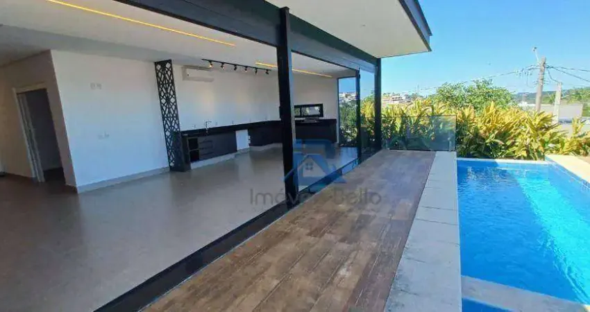 Casa térrea com 3 suítes, piscina e rica em armários- Reserva Santa Rosa - Itatiba/SP