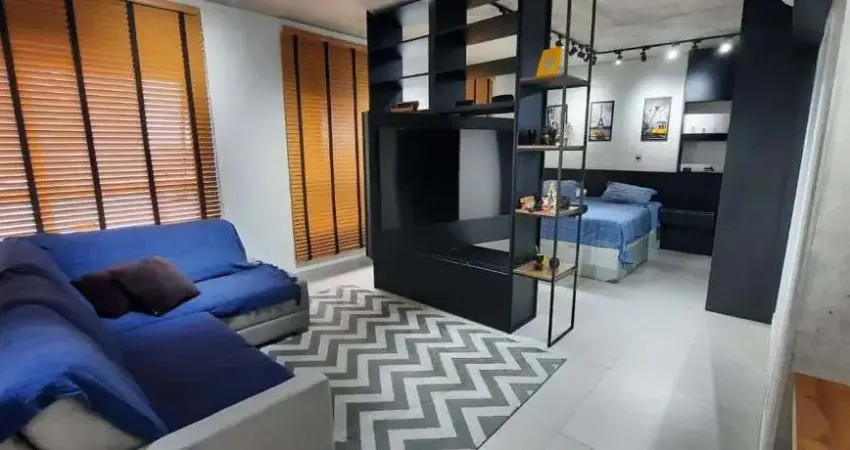 2 - dormitórios - transformado em 1 dormitório - amplo - luxo -embaré - finíssimo - porteira fechada - conceito aberto