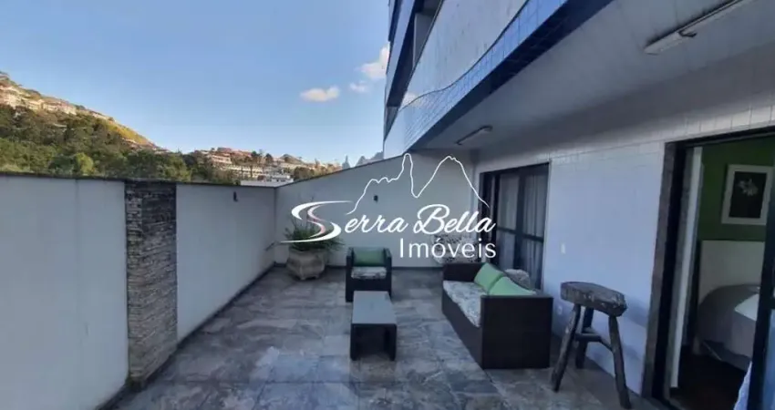 Apartamento com 3 dormitórios à venda, 135 m² por r$ 1.200.000,00 - várzea - teresópolis/rj