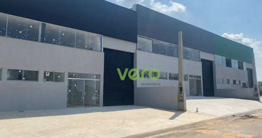 Galpão para alugar, 550 m² por r$ 12.217,12/mês - loteamento comercial bortoletto - indaiatuba/sp