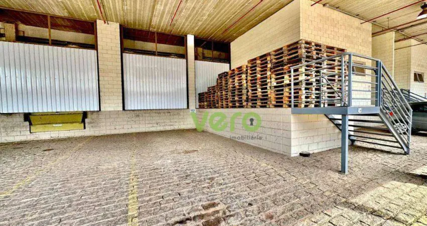 Galpão para alugar, 1350 m² por r$ 34.816,50/mês - jardim manchester (nova veneza) - sumaré/sp