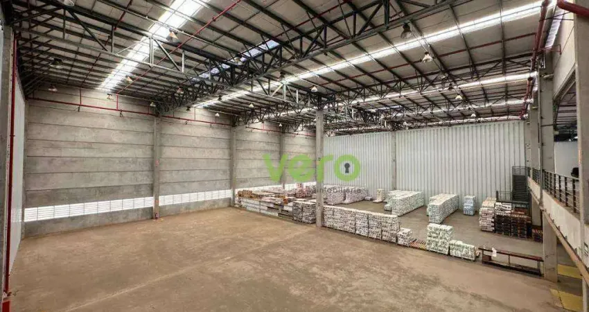 Galpão para alugar, 1350 m² por r$ 34.816,50/mês - jardim manchester (nova veneza) - sumaré/sp