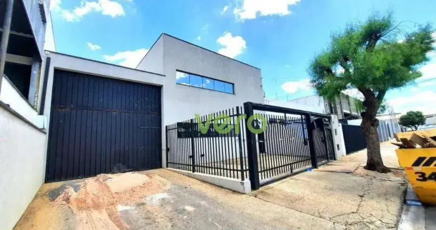 Galpão para alugar, 368 m² por r$ 8.012,86/mês - jardim luciane - americana/sp