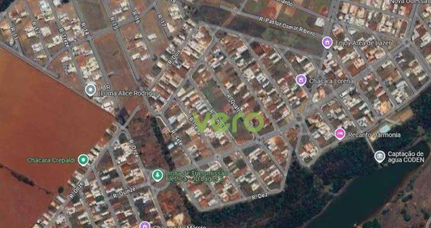 Terreno à venda, 200 m² por r$ 150.000,00 - jardim dos lagos - nova odessa/sp