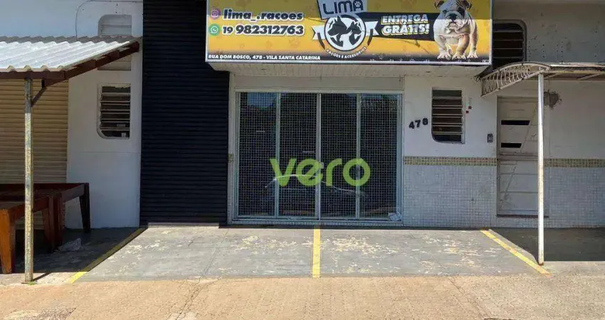Salão para alugar, 58 m² por r$ 2.056,71/mês - vila santa catarina - americana/sp