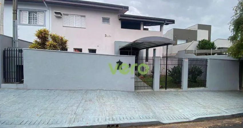 Casa com 3 dormitórios para alugar, 199 m² por r$ 5.201,00/mês - jardim colina - americana/sp