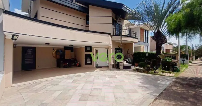 Casa com 4 dormitórios para alugar, 409 m² por r$ 13.449,00/mês - condomínio terras do imperador - americana/sp