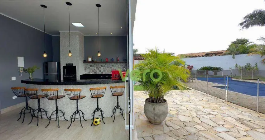 Casa com 3 dormitórios à venda, 296 m² por r$ 3.490.000,00 - estância hípica - nova odessa/sp