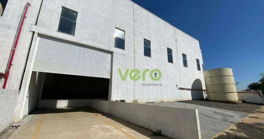 Galpão para alugar, 927 m² por r$ 15.585,53/mês - parque industrial souza queiroz - limeira/sp