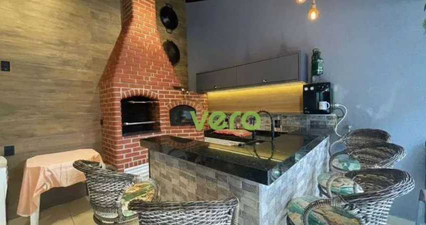 Casa com 2 dormitórios para alugar, 80 m² por r$ 3.055,00/mês - jardim boer ii - americana/sp