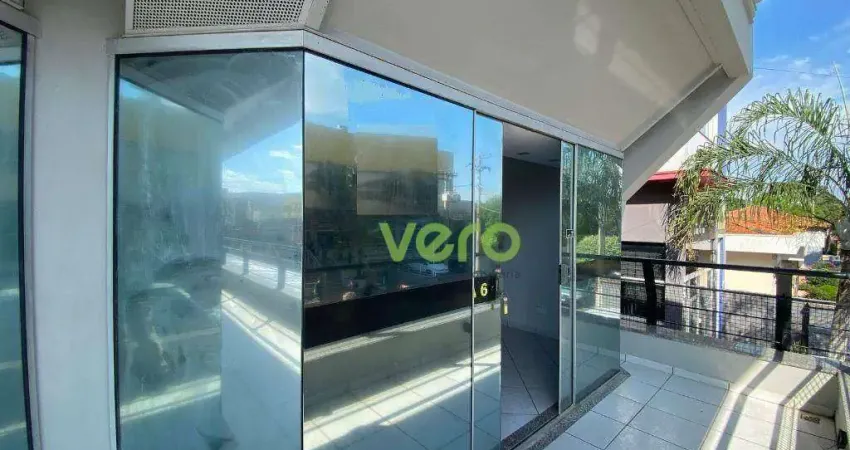 Sala para alugar, 27 m² por r$ 1.386,34/mês - jardim girassol - americana/sp