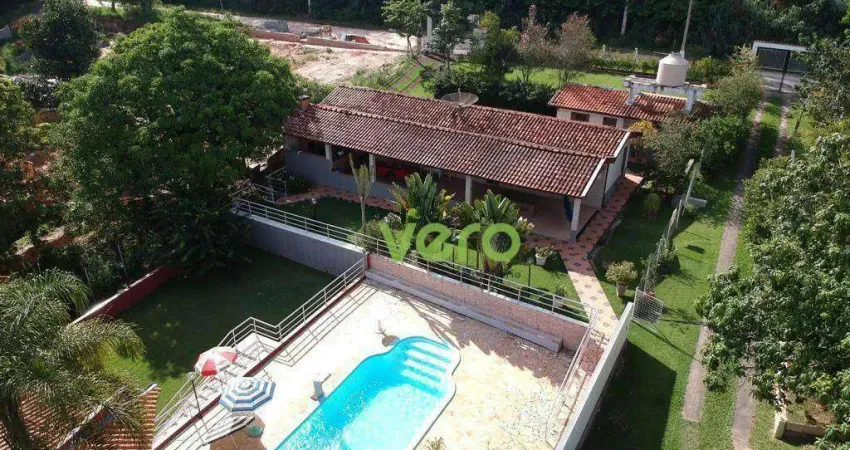 Chácara com 2 dormitórios à venda, 2500 m² por r$ 850.000,00 - monte verde - limeira/sp