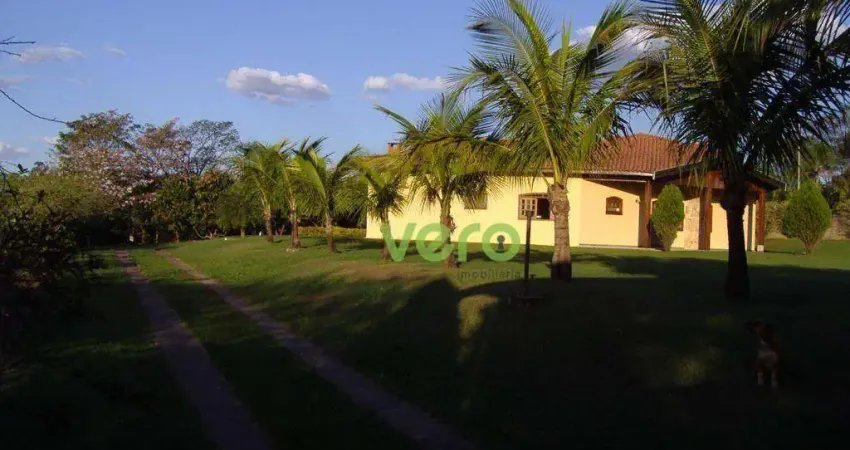 Chácara com 3 dormitórios à venda, 7500 m² por r$ 1.100.000,00 - chácaras de recreiro represa - nova odessa/sp