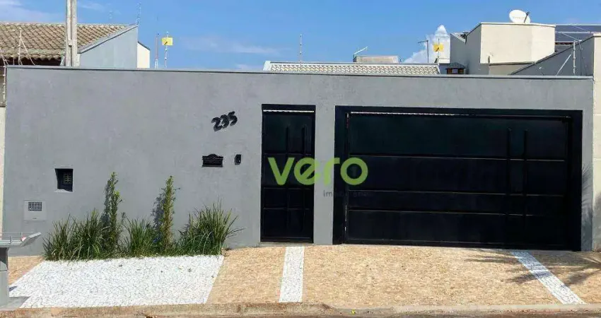 Casa com 3 dormitórios à venda, 134 m² por r$ 950.000,00 - jardim souza queiroz - santa bárbara d'oeste/sp