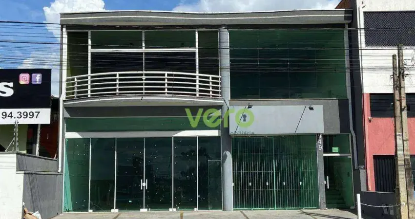 Salão para alugar, 160 m² por r$ 6.149,00/mês - jardim dona regina - santa bárbara d'oeste/sp