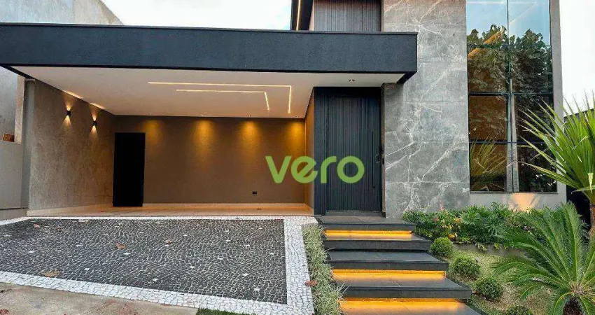 Casa com 3 dormitórios à venda, 180 m² por r$ 1.690.000,00 - loteamento residencial mac knight - santa bárbara d'oeste/sp