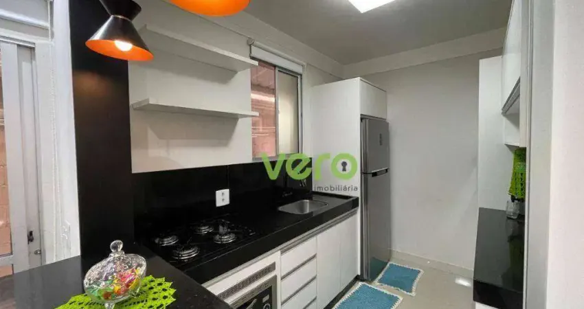 Apartamento com 2 dormitórios à venda, 45 m² por r$ 235.000,00 - loteamento industrial machadinho - americana/sp