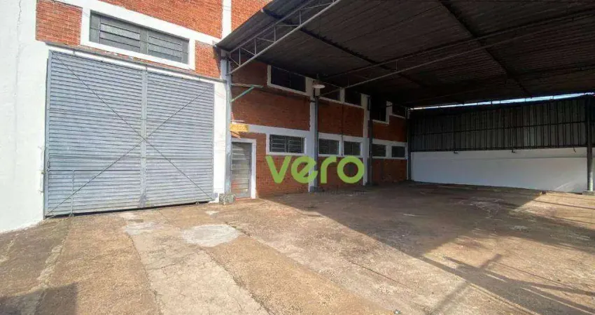 Galpão para alugar, 1392 m² por r$ 17.000/mês - distrito industrial i - santa bárbara d'oeste/sp