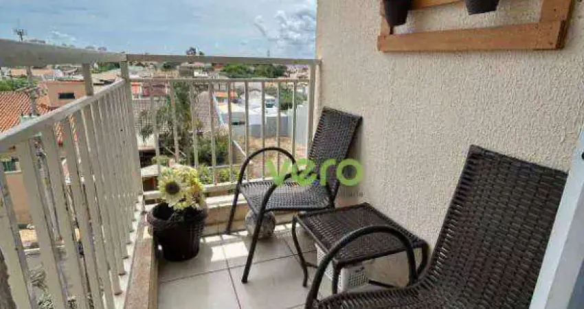 Apartamento com 3 dormitórios à venda, 60 m² por r$ 350.000 - parque universitário - americana/sp