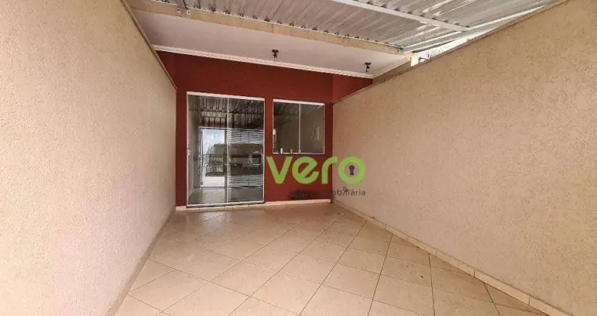 Casa com 2 dormitórios para alugar, 80 m² - jardim bela vista - americana/sp