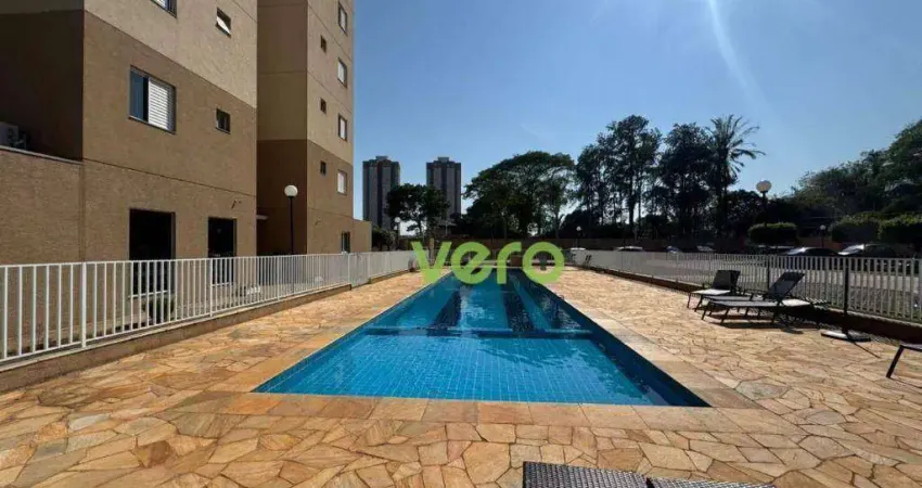 Apartamento com 2 dormitórios para alugar, 52 m² - parque dos pinheiros - nova odessa/sp