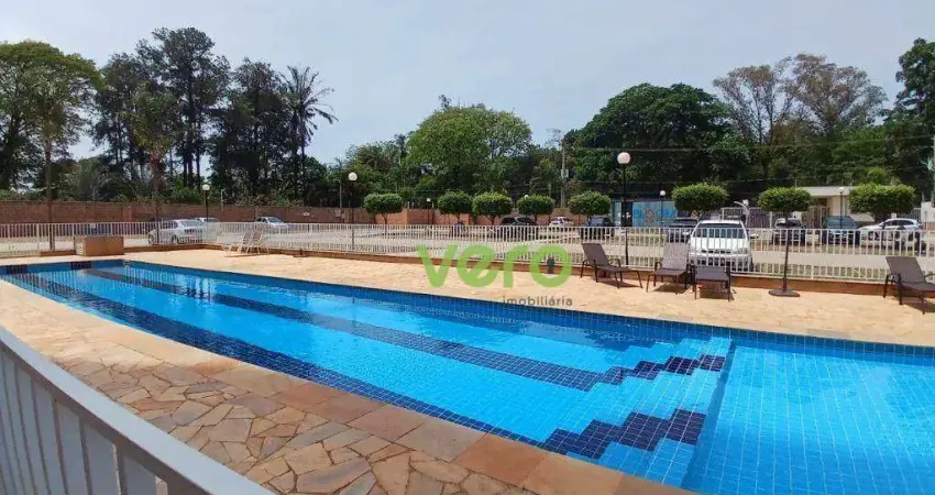 Apartamento com 2 dormitórios à venda, 52 m- parque dos pinheiros - nova odessa/sp
