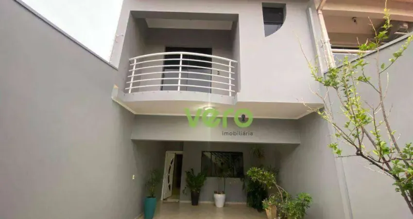 Casa com 3 dormitórios, 168 m² ou aluguel - loteamento planalto do sol - santa bárbara d'oeste/sp