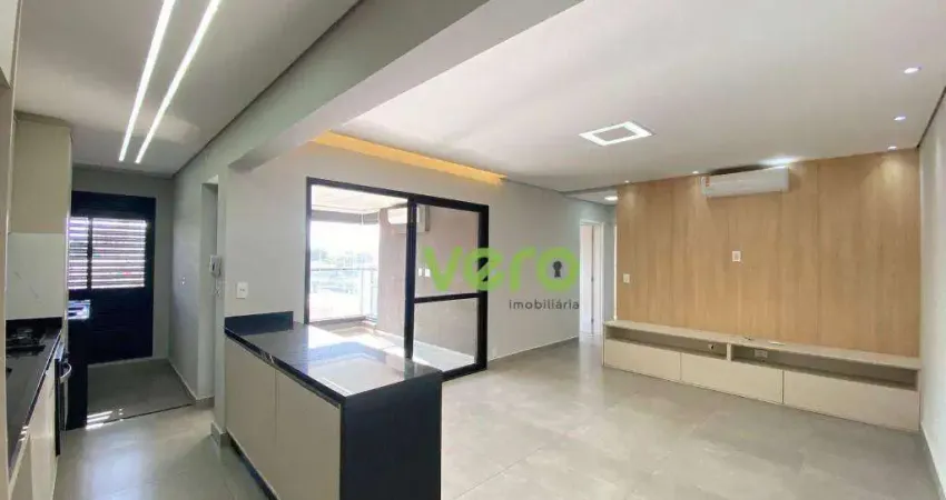 Apartamento com 2 dormitórios para alugar, 88 m² por r$ 5.853,00/mês - cechino - americana/sp