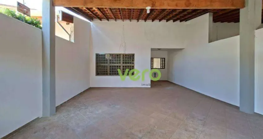 Casa com 3 dormitórios para alugar, 122 m²  - parque residencial jaguari - americana/sp