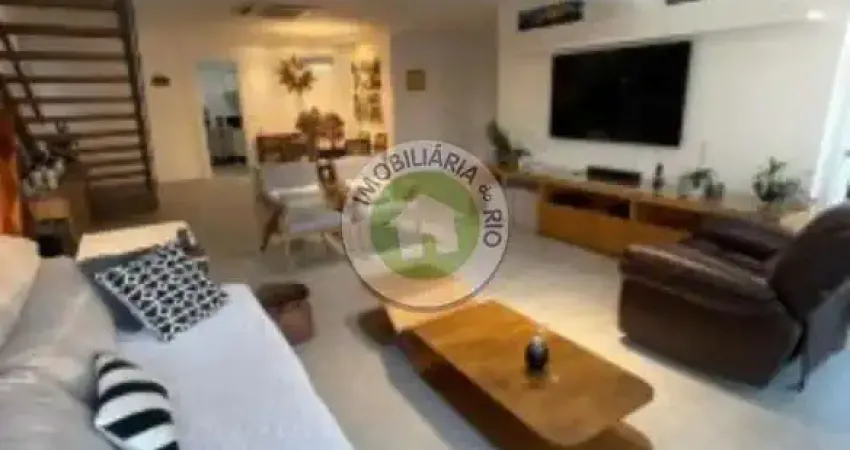 Cobertura de luxo na Barra da Tijuca com 4 quartos, 3 suítes e 264m² - Rio de Janeiro-RJ.