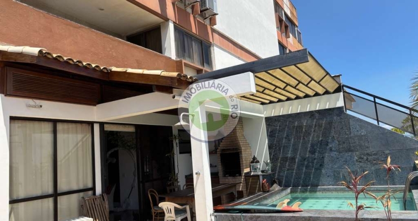 Cobertura de luxo com 4 quartos e 2 suítes na Barra da Tijuca, Rio de Janeiro-RJ: 238m² e 3 vagas de garagem!