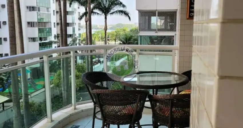 Rio 2 - 3 quartos - 120m2 - reformado com suíte - sol da manhã - varandão - silencioso - vista lagoa
