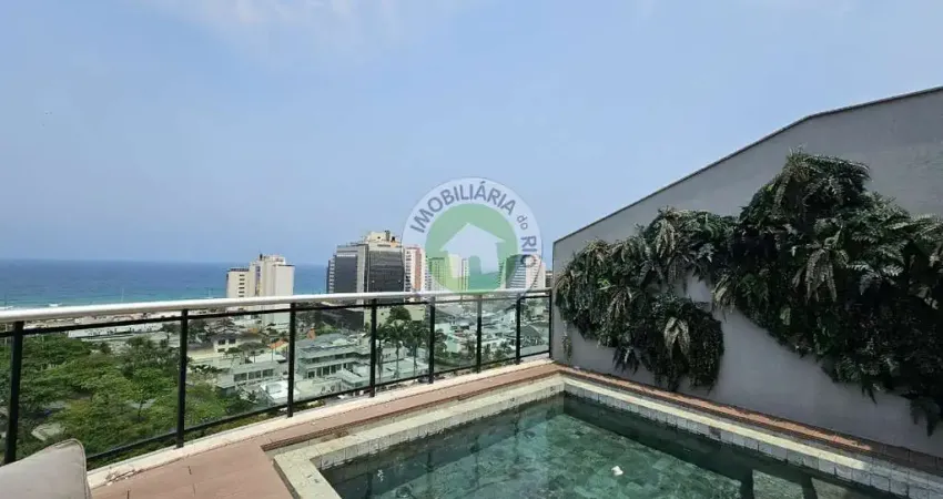 Cobertura duplex de 460 m2 no condomínio mais luxuoso da Barra da Tijuca!