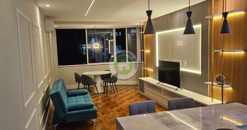 Apartamento de Luxo à Venda ou Locação em Copacabana, Rio de Janeiro - 4 Quartos, 1 Suíte, 2 Salas, 3 Banheiros - 110m².