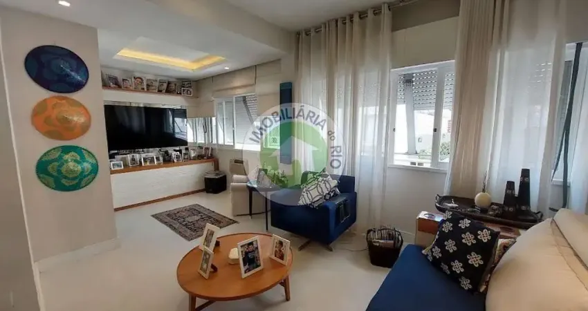 Apartamento para venda com 94 m² original 3 quartos,  revertido para 2 quartos no Leblon - Rio de Janeiro - RJ
