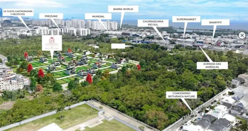 195m2 de Terreno no maravilhoso cond. Villa Blanca II Residence Recreio dos Bandeirantes