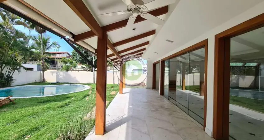 JARDIM MARAPENDI - CASA 4 SUÍTES 500m² - TERRENO DE ESQUINA 700M² - PRAIA DA BARRA POSTO 7