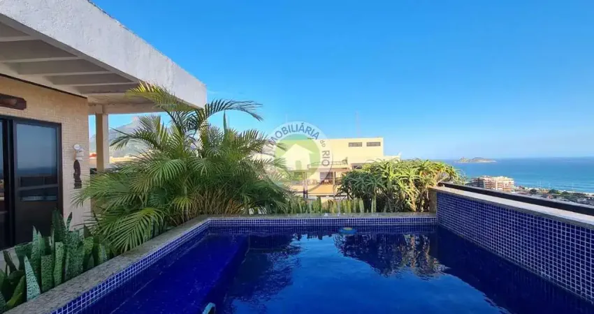 Cobertura de luxo à venda na Barra da Tijuca, Rio de Janeiro - 3 quartos, 2 suítes, 3 vagas de garagem, 204m².