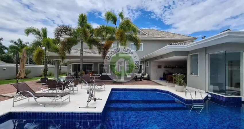 LINDA CASA DE 800M², 6 QUARTOS NO CONDOMÍNIO DEL LAGO - BARRA DA TIJUCA