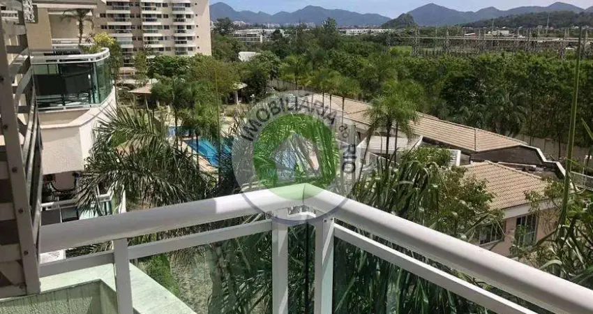 Apartamento à venda no Recreio dos Bandeirantes, Rio de Janeiro-RJ: 2 quartos, 1 suíte, 1 sala, 2 banheiros, 1 vaga de garagem e 68m² de área.