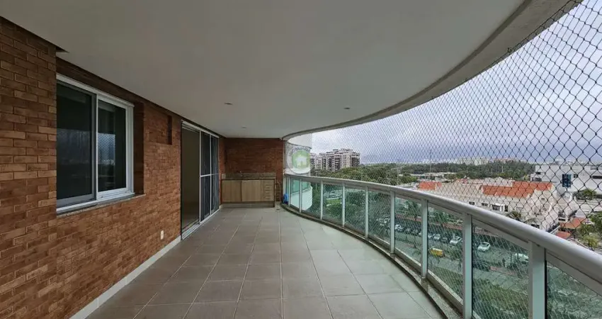 Apartamento de 171m², sol da manhã, 3 quartos no condomínio américas park, sunspecial - barra da tijuca