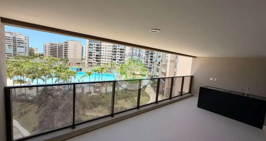 Imperdível: apartamento de luxo com 3 suítes na barra da tijuca, rio de janeiro - 156m² - 2 vagas