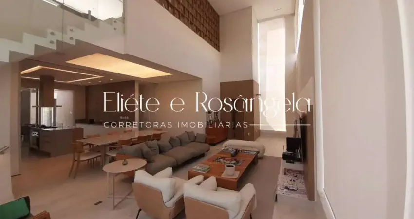 Sobrado de luxo com  4 suítes PORTEIRA FECHADA no Alphaville II - SJC