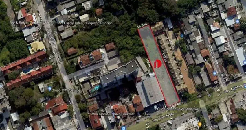 Terreno-lote comercial para venda  no bairro tristeza em porto alegre