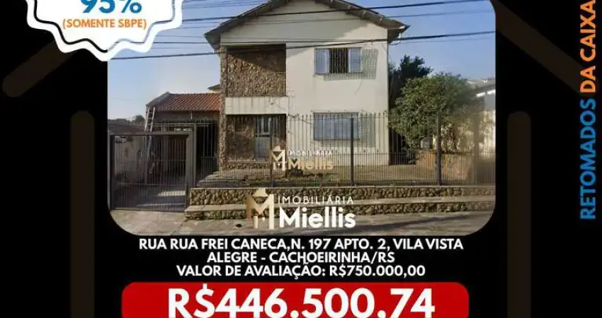 Imóvel retomado caixa no bairro vila vista alegre em cachoeirinha - oportunidade única!
